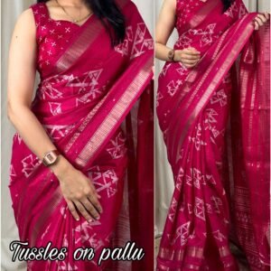 Elegant Komal Kalamkari Print maroon Designer Saree