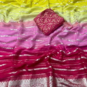 Latest Collection of Georgette Banarasi Silk