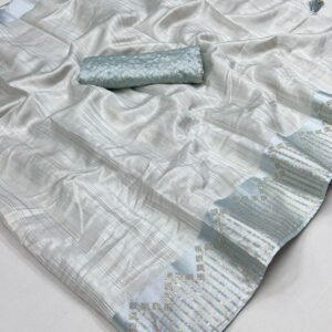 Organza With Weaving Zari