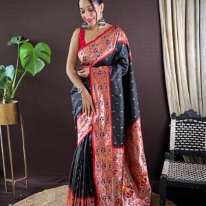 PAITHANI SILK WITH FINEST WEAVING SAREE