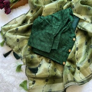 Latest collection's Soft Linen Mulmul Cotton Saree