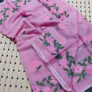 New Collection of pink Kota Mix Cotton with C-Pallu